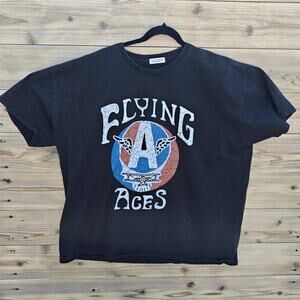 Ace Rivington Black T Shirt Men's Size XXL Flying Aces Santa Barbara